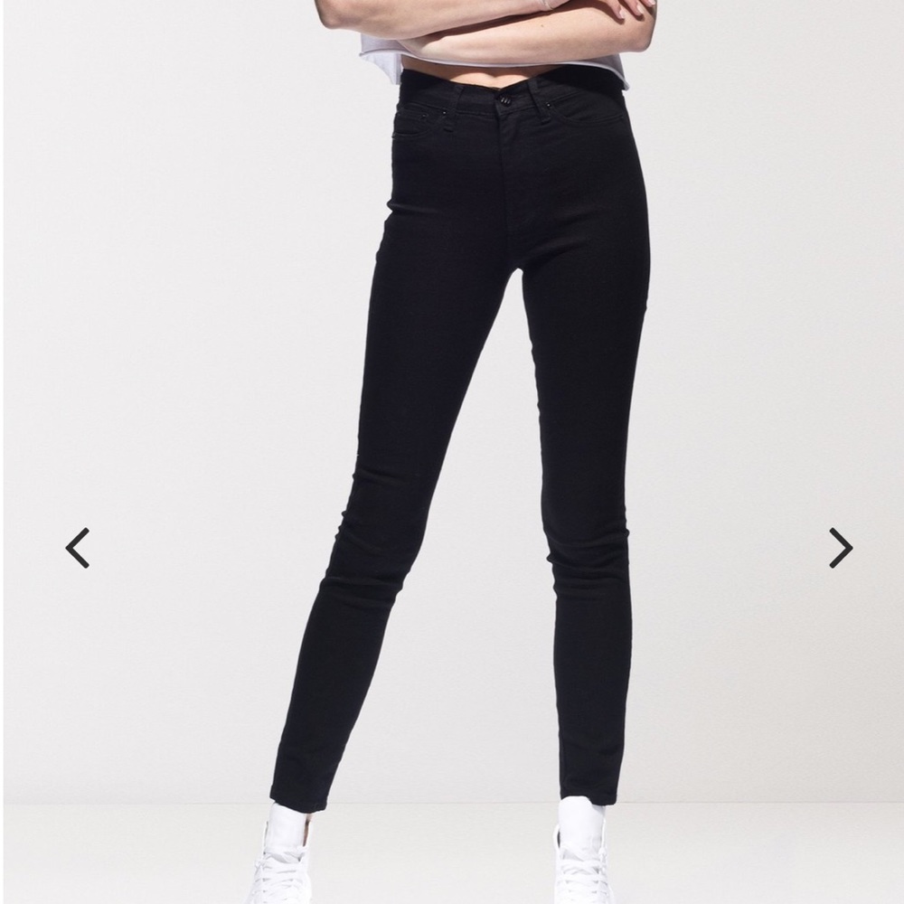 Ziggy Denim distressed black skinny jeans